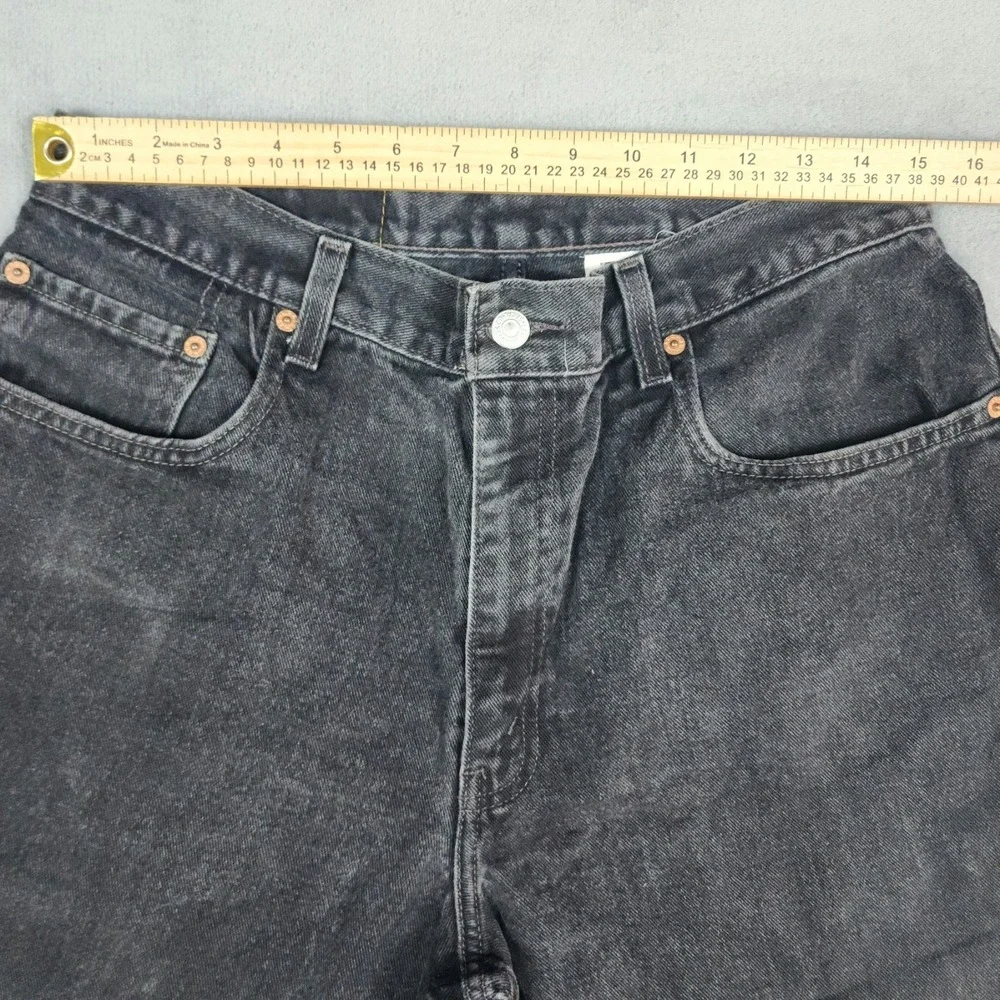 Vintage Levis 560 Loose Fit Jeans Mens Size 34x30 Black Baggy Tapered Denim Y2K